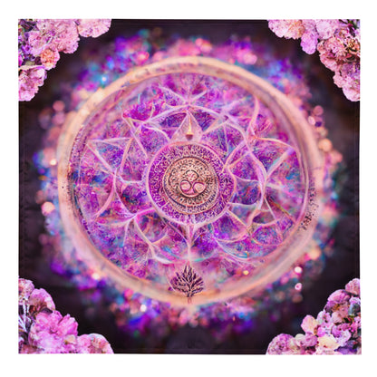 TCL-0004 Tarot Cloth &lt;Lemurian Mandala D&gt;